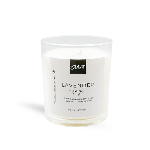 Lavender & Sage Soy Wax Candle